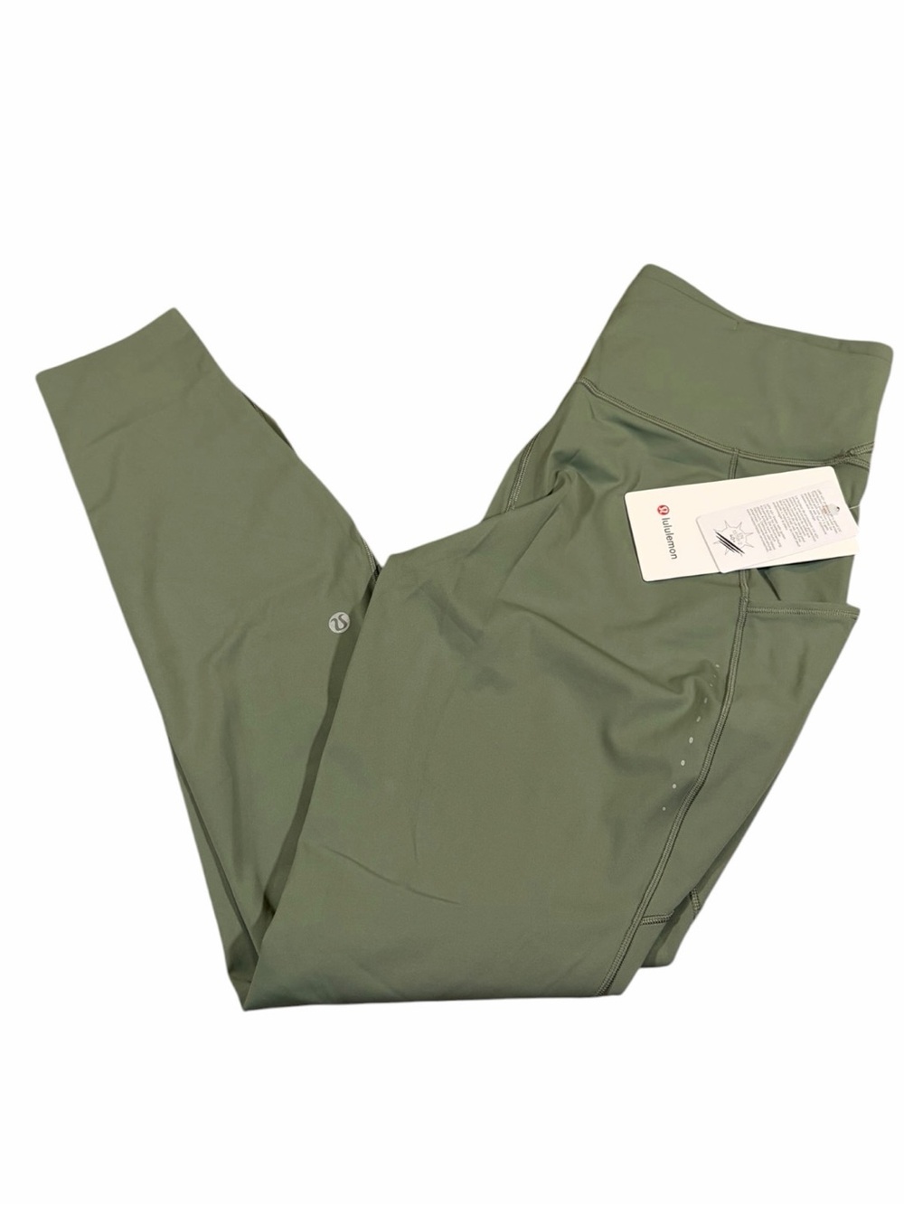 NWT Lululemon Fast and Free High-Rise Tight 28” *Pockets (Willow Leaf) Size 12
